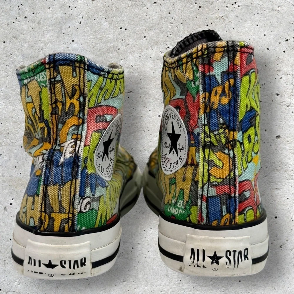 Vintage kids Converse All Star science fiction Mars Invasion size 12